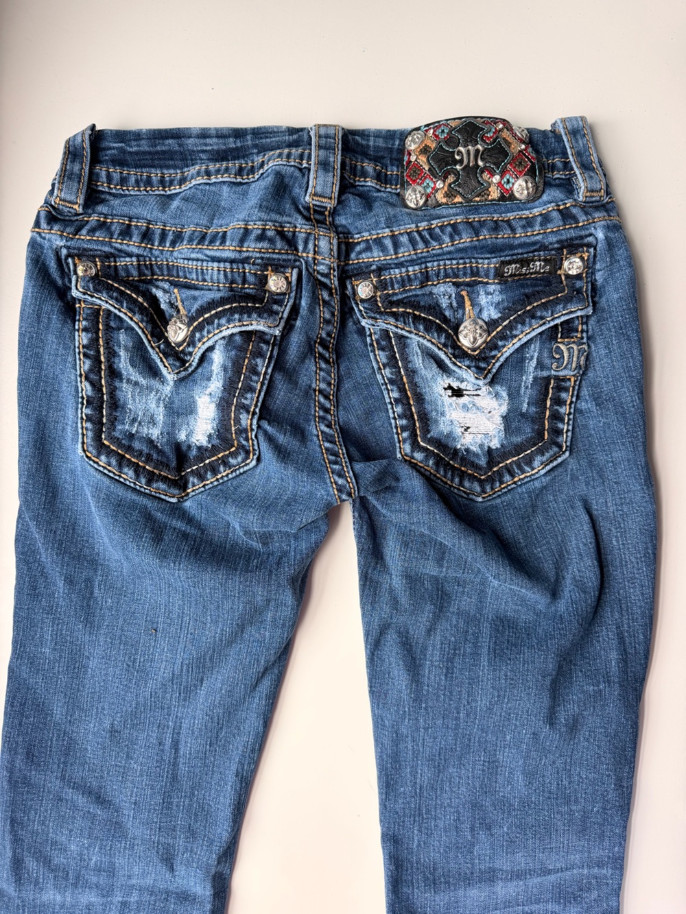 Vintage Y2K Miss Me bootcut jeans size 26 - Picture 5 of 6
